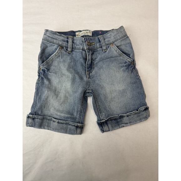 Vintage Y2K Vanilla Star Jorts Embellished Embroidered Low Rise Girls Size 7 - Picture 2 of 12